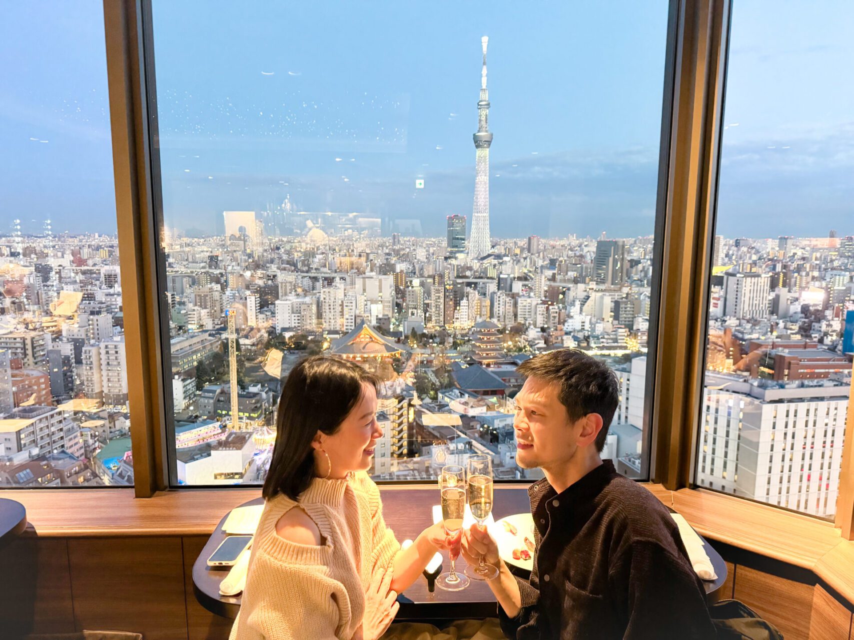東京高空餐廳｜中法式餐廳 SHINOWA唐紅花＆法式鐵板蒔繪